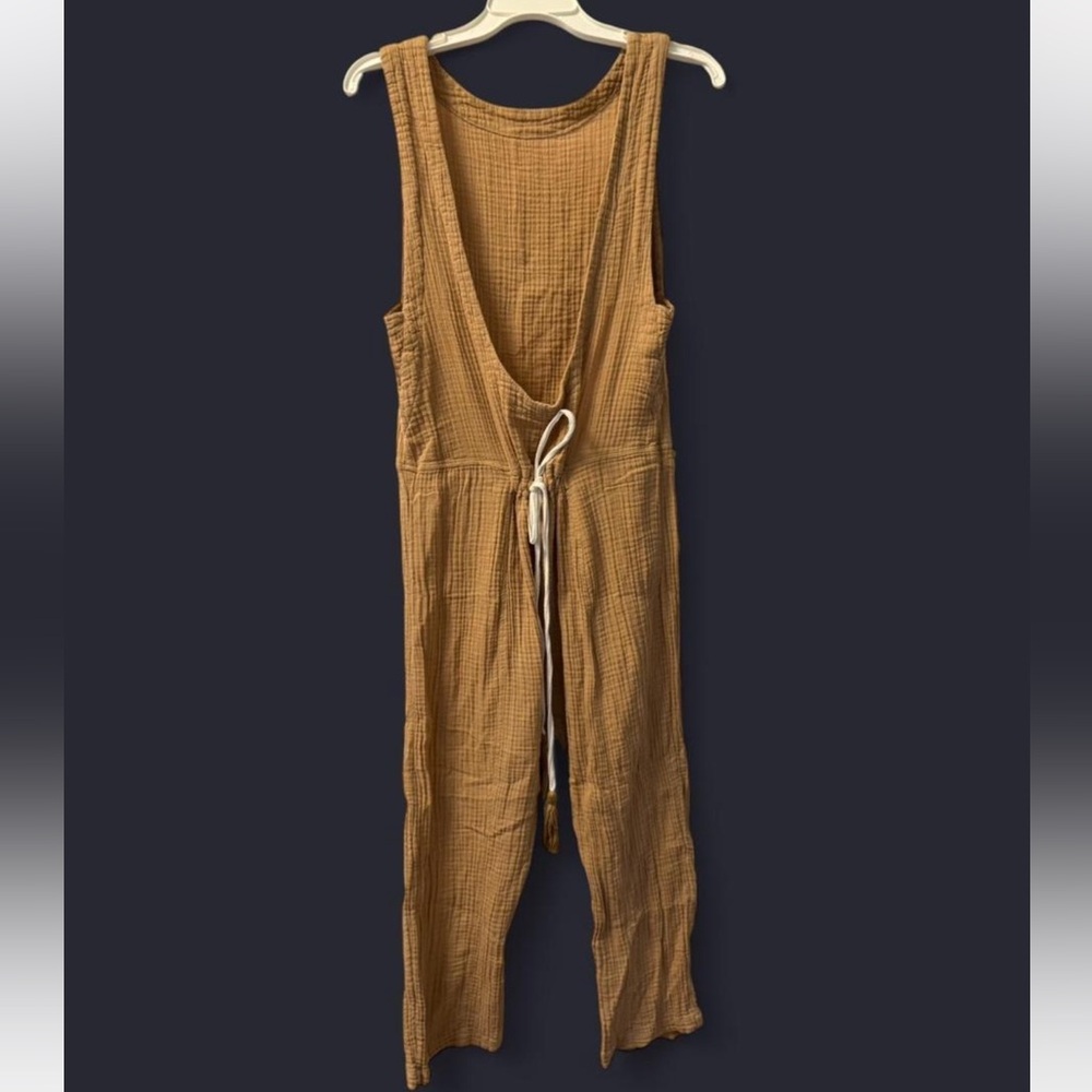 Free People Mustard Jumpsuit - Picture 2 of 4